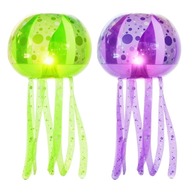 Banzai Party Jellyfish Pool Lights Inflatable Floating Mulitcolor