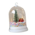 thumbnail image 4 of de Navidad LED en cúpula, decoraciones de mesa navideñas, adorno de Navidad, artesanía DIY para sala de estar, decoración de fiesta y Festival Luz cálida B, 4 of 8