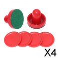 thumbnail image 1 of Colaxi 3-4pack 2PCS Plastic Air Hockey Pushers and 4PCS Pucks Replacement for Game 4 Pcs, 1 of 8