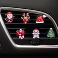 thumbnail image 4 of Car Decoration Christmas Vent Christmas Tree Santa Car Vent Clips For Home Mascot Automotive Vent C, 4 of 5
