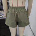 thumbnail image 1 of Pantalones cortos con cordón para mujer, pantalones cortos de verano para mujer, pantalones cortos elásticos informales con cordón, pantalones cortos de cintura elástica de verano, fieles a su promesa, 1 of 3