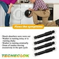 thumbnail image 5 of 4pcs Whirlpool Shock Absorber 8182812 W10015830 - W10822553 - PS11723173, 5 of 12