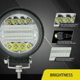 Round LED Light Pods YPF5 for Trucks, BSTLights 4 Inch 72W 7000lm LED