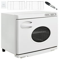 KFFKFF 23L  Towel Warmer Cabinet, Towel Disinfection Cabinet Fits 50-60 Towels, Dual Heating System for Salons, Spas, Massages, and Facials