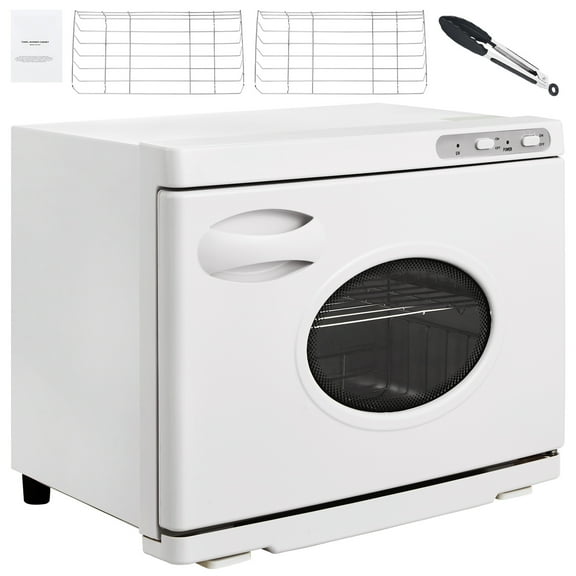 KFFKFF 23L  Towel Warmer Cabinet, Towel Disinfection Cabinet Fits 50-60 Towels, Dual Heating System for Salons, Spas, Massages, and Facials