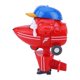 thumbnail image 3 of Avión de Juguete Miniavión de Juguete Animación Robot Juguete Jadeshay, 3 of 11