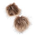 thumbnail image 3 of MesaSe 2pcs Artificial Wool Fuzzy Ball Decorative Hat Fuzzy Ball Clothes Accessories, 3 of 6