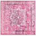 thumbnail image 2 of Rugs.com Medina Collection Rug – 3 Ft Square Plumrose Pink Medium Rug Perfect For Living Rooms, Kitchens, Entryways, 2 of 9