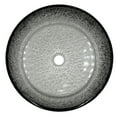 thumbnail image 2 of Stadium 14" Black Gradient Tempered Glass Circular Bathroom Vessel Sink, 2 of 7