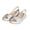 White, variant on Women's Peep Toe Elastic Strap Casual Sandals with Flat Heel, Lightweight Comfortable Autumn Daily Wear Large Size Breathable Slip Resistant Outdoor Shoes for Women