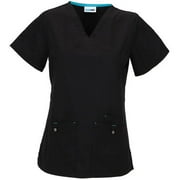 Women's Premium Collection Stretch Rayon V-Neck Scrub Top