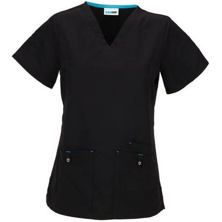 Women's Premium Collection Stretch Rayon V-Neck Scrub Top