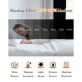 thumbnail image 5 of Brown Black White Blackout Curtains 84 Inches Long for Bedroom, Contemporary Boho Modern Art Thermal Insulated Room Darkening Black Out Window Curtain Panels Grommet Drapes for Living Room, 5 of 8