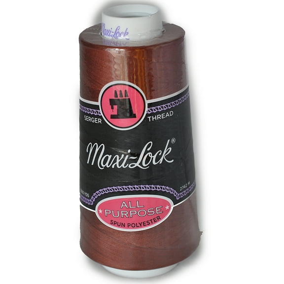 Maxi Lock All Purpose Thread Cinnamon 3000 YD Cone MLT-016