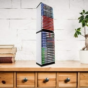 Cd Shelf Cd Storage Rack Cd Games Disc Storage Tower, Universal Game Blu-Ray Disc Holder, Disc Showcase Shelf For Ps5 / Game Console, Maximum Hold 36 Discs.
