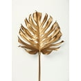 thumbnail image 2 of Design Fabrikken 18x24 White Modern Wood Framed Museum Art Print Titled - Monstrea Gold Leaf, 2 of 4