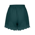 thumbnail image 2 of Patlollav Women'S Cotton Linen Lace Plus Size Rope Tie Shorts Yoga Sports Pants Leggings Casual Shorts, 2 of 6