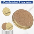thumbnail image 5 of Disc Brake Pad 0.84" x 0.84" Semi-Metallic Resin Bike Brake Pads with Spring for BB7 M355 M446 M640 Mountain Road Bikes, Gold, 5 of 7