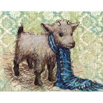 Oopsy Daisy's Milton The Goat Canvas Wall Art, 14x10