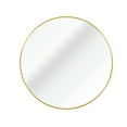 thumbnail image 6 of 42 Inch Round Bathroom Mirror, Metal Framed Wall Mirror for Hallway, Bedroom - Large Circle Mirror with Shatterproof Glass & Easy Install, 6 of 8