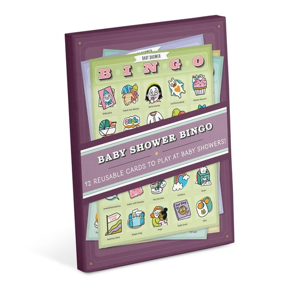 Knock Knock Baby Shower Bingo, 12 Reusable Cards For Wfh Calls