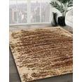 thumbnail image 3 of Ahgly Company Machine Washable Indoor Rectangle Abstract Dark Sienna Brown Area Rugs, 2' x 3', 3 of 7