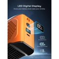 thumbnail image 4 of Ventilador portátil Hanop 2025 recargable con power bank de 10000mAh, 4 of 6