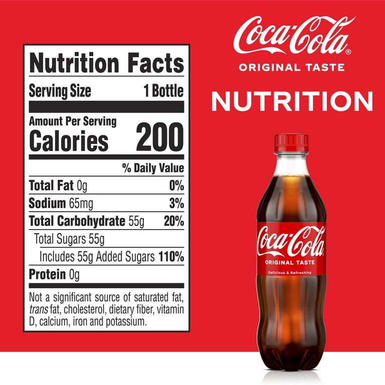 Coca-Cola Soda Pop, 16.9 fl oz, 6 Pack Bottles 