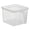 Clear, variant on 1 Pcs Airtight Food Storage Containers,Small Plastic Kitchen Canisters with Lids,Transparent Stackable Household Container with Handle,Square Storage Containers,Multi-Function Food Boxe,Yellow