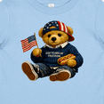 thumbnail image 4 of Inktastic Patriotic Teddy Bear 250 Years Celebration Boys or Girls Baby T-Shirt, 4 of 5
