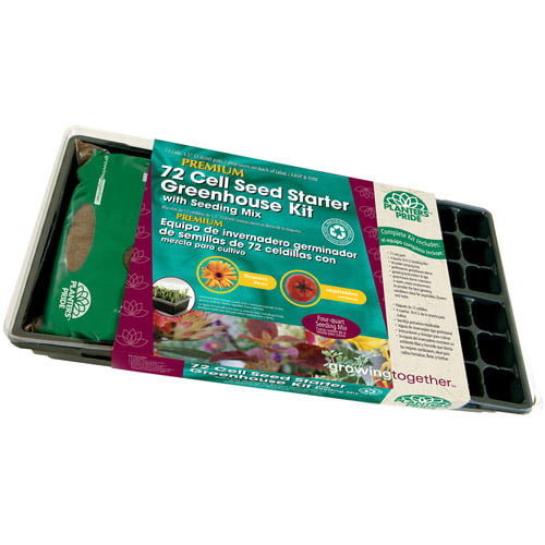 Jiffy Professional 72-Cell Greenhouse Seed Starter Kit with Superthrive 