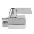 thumbnail image 4 of 304 Stainless Steel Mini Ball Valve(1/2 Inch Female x Male) NPT Thread  Water Flow Regulator Head Control Valve, 4 of 8