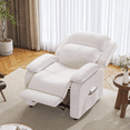 thumbnail image 6 of Erinnyees Electric Recliner Chair,Oversized Recliner Chair with USB Charging Port and Convenient Side Pockets,Reclining Sofa Chairs for Living Room Bedroom, Beige, 6 of 10