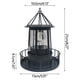thumbnail image 3 of Decoración para exteriores, lámpara solar giratoria, lámpara solar colgante para patio, valla, jardín, iluminación exterior, decoración del hogar (negra), luz nocturna., 3 of 9