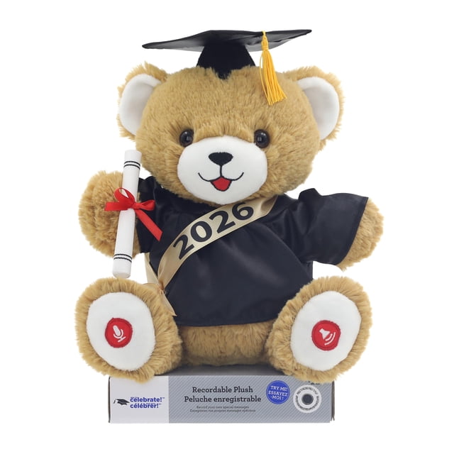 Recordable Graduation 2026 Teddy Bear by Way to Celebrate