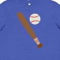 thumbnail image 4 of Inktastic Baseball Bat and Ball Youth T-Shirt, 4 of 5
