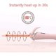 thumbnail image 3 of 2024,thin Curling Wand, 9mm Mini Curling Iron For Long Short Hair, Small Curling Iron Ceramic Barrel Hair Curler With Adjustable Temperature, 3 of 4