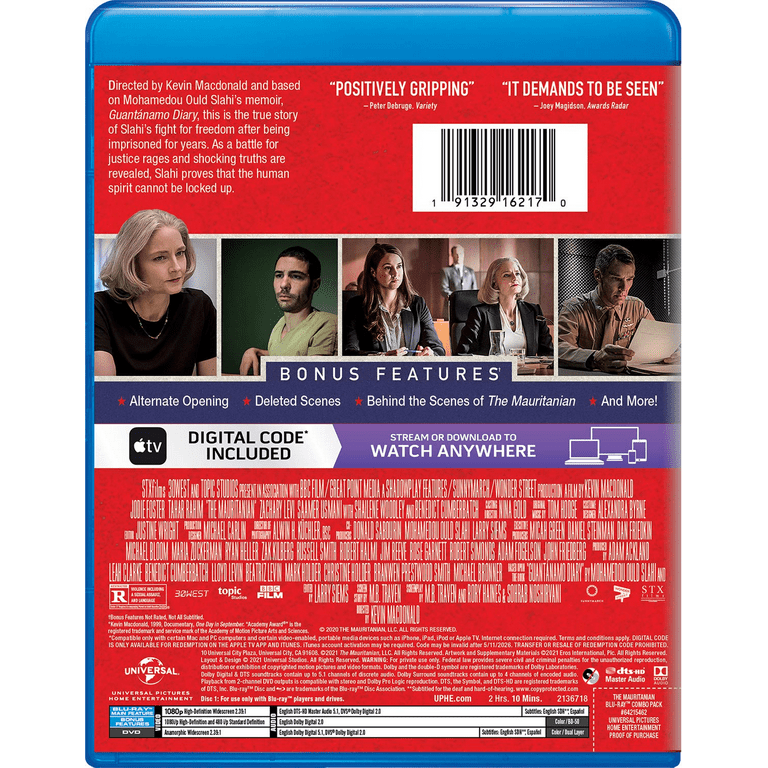Amazon.com: The Mauritanian [DVD] : Jodie Foster, Tahar