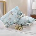 thumbnail image 3 of Outdoor Pillow Cover Starfish Set of 2 Waterproof Throw Pillowcases Blue Ocean Marine Life Decorative Patio Furniture Pillows for Couch Garden Indoor & Outdoor Use, 3 of 9