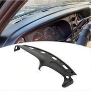 HECASA Dash Board Cover Fit for 1998-2001 Dodge Ram 1500/ 2002 2500/1999 2000 3500 Pickup Truck(NOT A REPLACMENT!!) Black Dashboard Cap Overlay Panel Bezel