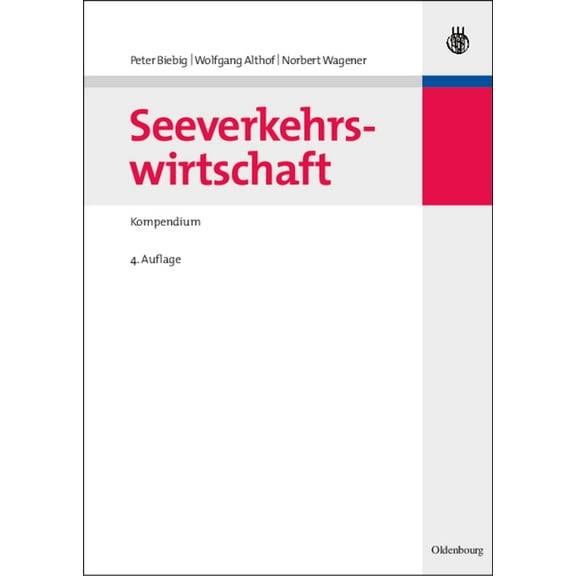 Seeverkehrswirtschaft, (Hardcover)