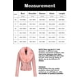 thumbnail image 3 of Giolshon Women's Faux Suede Jackets for Zipper Short Moto Biker Coat M, 3 of 5