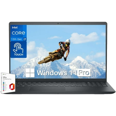 Dell Inspiron 15 3530 Laptop, 15.6” FHD Touchscreen Laptop with MS Office Lifetime License, intel Core i7-1355U, 32GB RAM, 1TB SSD, Wi-Fi 6, Webcam, HDMI, Windows 11 Pro