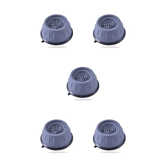 bedienty Plastic Washing Machine Feet Pad Universal Portable Waterproof Shockproof Mat Indoor Furniture Base Accessories No.01 5Set
