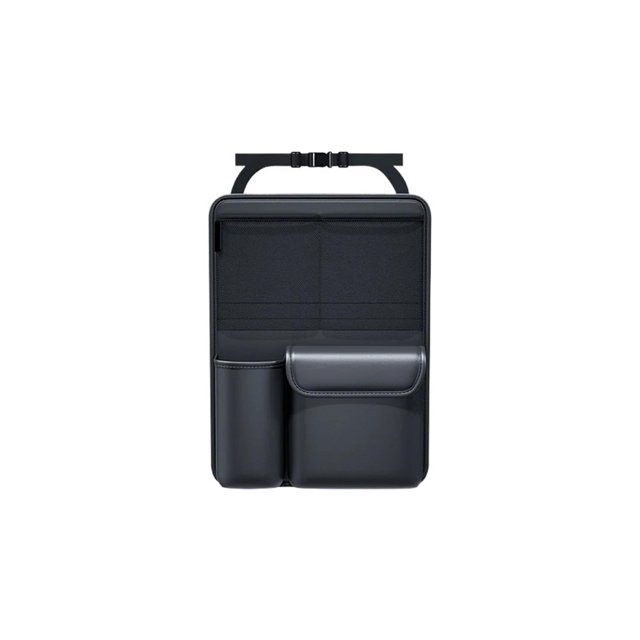 MPXBM Car Trunk Leather Storage Bag Foldable Car Seat Back Tools Organizer Multifunctional Storage SUV Back Seat Hanging Organizer