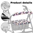 thumbnail image 5 of HELLHERO Butterfly Heart Rollator Walker Seat and Backrest Rollbar Covers Seat & Backrest Cover Set for Streets and Parks Breathable Easy Installation, 5 of 7