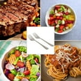 thumbnail image 4 of Cornucopia Brands Serving Fork (2 Pack) Set of Two (2)- Elegant Top of the Line Serving Forks, Buffet & Banquet Style Serving Forks, 9" Stainless Steel, 4 of 9
