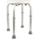 thumbnail image 1 of Taburete de ducha redondo con asiento regulable en altura, color blanco, 1 of 6
