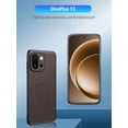 thumbnail image 2 of Funda protectora de teléfono NOUKAJU para OnePlus 15, piel marrón, 2 of 7