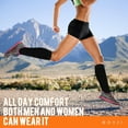thumbnail image 3 of 3 Pairs Medical Sport Compression Socks - 15-20mmhg Graduated Knee-High Support for Men & Women, Ideal for Soccer, Running, and Nurses, 3 of 7
